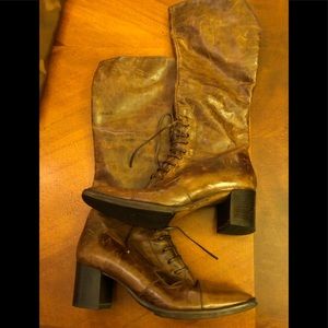 Nordstrom brown leather knee high boots
